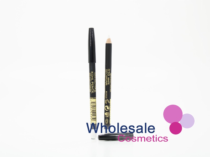 12 x Max Factor Khol Eyeliner Pencil - 010 WHITE